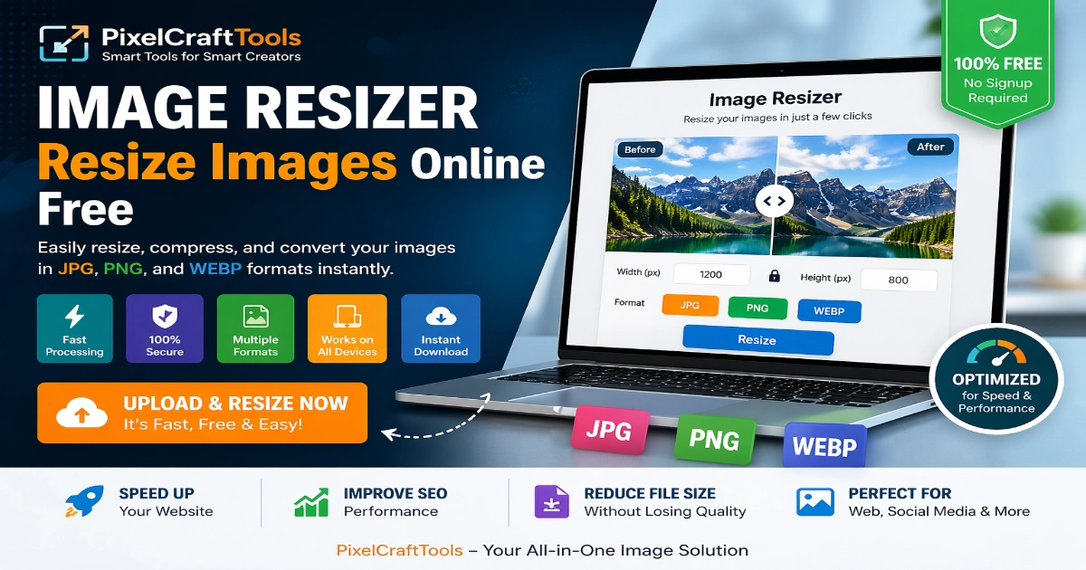 Image Resizer – Resize Images Online Free  PixelCraftTools